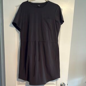 Eddie Bauer Gray Short Sleeve Dress